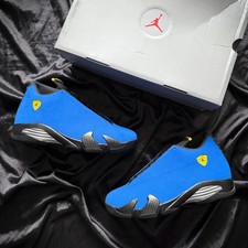 (MEN) Jordan 14 Retro Blue Ferrari Size US 7-12 picture