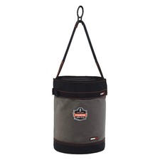ERGODYNE 5960T Bucket Bag,Canvas,Straight Wall,Gray 436D23 picture