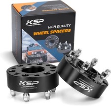 KSP 2PCS M14×1.5 2'' 6×5.5'' Hubcentric Wheel Spacers For 2019-2026 Ram 1500 picture