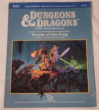 (TSR #9175) AD&D 1st Ed. - DA2 Temple of the Frog (1986) Orig. Rare (Excel-N.M.) picture