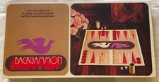 Vintage 1975 Backgammon Board Game Selchow & Righter New Factory SEALED picture