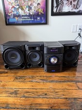 Sony MHC-EC909iP Mini Hi-Fi Component Shelf System CD FM Radio Tested NO Remote picture