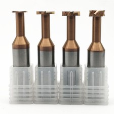 KLOT HRC60 TiCN Coated T Slot Keyseat End Milling Cutter Solid Carbide 3mm-12mm picture