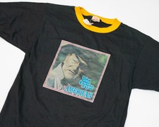 True Vintage Ringer 70s Single Stitch John Wayne Memorial Tee M Western NOS Rare picture