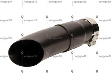 2021-2026 Honda Rebel CMX1100 Radiant Cycles Shorty GP Exhaust Muffler Tip Black picture
