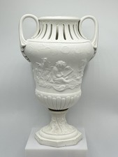 Sevres or Sevres Style Bisque Vase 19th Century White picture