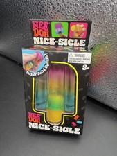 Authentic Schylling NeeDoh RAINBOW Nice-Sicle Popsicle Nice Sicle Squishy Stress picture