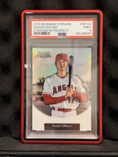 2019 Bowman Sterling Retrospect (BOOKEND) #99/99 SHOHEI OHTANI  PSA 9 - 2nd Year picture