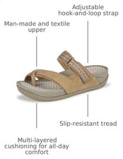 TAN - BARETRAPS DENNI WOMENS SANDALS picture