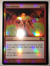 1X  Reverberate Magic 2013 (M13) *FOUL*  MTG LP/NM picture