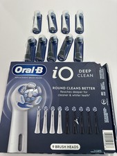 NEW Oral-B iO Deep Clean Replacement Toothbrush Head 9-count Sealed  picture