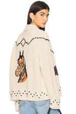 The Horse Lodge Cardigan By Anthropologie in Cream The Great NWT SIZE L picture