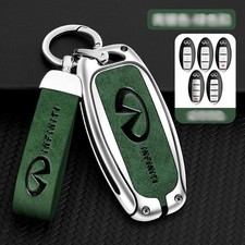 New Metal Key Fob Silver Shell Case For INFINITI Q50 Q60 QX50 QX55 QX60  picture