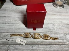 Stunning Fontenay Paris Gold-Tone Vintage style Watch - Brand New - France picture