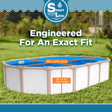 SmartLine 12' x 24' Oval Overlap 25 Gauge Swimming Pool Liner - Choose Pattern picture