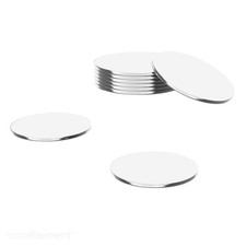1 Inch Steel Disc, Thin Blank Metal Strike Plates (250 Pack) picture