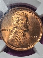1923-P LINCOLNCENT . NGC MS 64 RD. COLLECTORSCHOICE picture