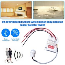 12V 24V PIR Motion Sensor Switch IR Infrared Human Induction Time picture