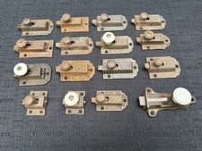 Lot (16) Antique Assorted Decorative Eastlake Style Cabinet Door Latches picture