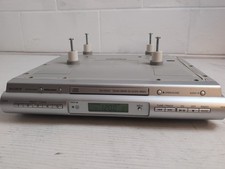 Sony ICF-CDK50 Spacesaver CD Player AM/FM Clock Radio Tested Works W/Mount Kit  picture