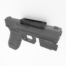 MAGTEX Magnetic Handgun Mount - Screw-Mounted Compact Wall Hanger picture