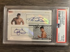 2010 Topps WWE Dual Autographs Ted DiBiase Cody Rhodes #DA-DR /99 PSA picture
