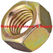 (1) 7/8-9 Grade 8 Left Hand / Reverse Thread Nut 7/8x9 Nut Coarse Thread picture