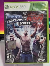 WWE SmackDown vs. Raw 2011 Xbox 360 2010 CIB Original Case Disc Manual Artwork picture