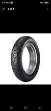 DUNLOP D404 FRONT AND REAR TIRE SET 110/90-19 AND 170/80-15 BLACKWALL - 2 TIRES picture
