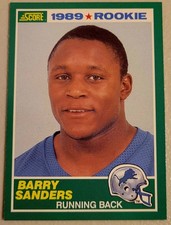 1989 Score - 1989 Rookie Barry Sanders #257 (RC) picture