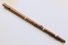 Rare antique Mid 19th Century Jabez McCall Camp Boxwood Flute Litchfield Conn. picture