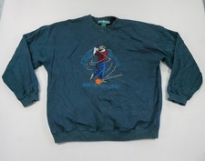 Vintage Big Dogs Embroidered Golf Crewneck Sweatshirt XL picture