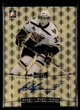 2015-16 Leaf Metal In The Game Gold Vinyl Evgeny Svechnikov Auto 1/1 NNO #BA-ES2 picture