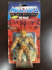Mattel Masters Of The Universe Vintage 1982 He-Man 12 Back MOC Sealed picture