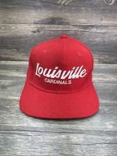 Vintage Louisville Cardinals Sport Specialties Hat Red Adjustable Snapback Cap picture
