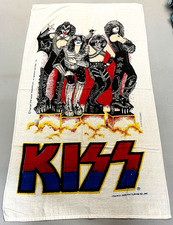 KISS - Towel - Love Gun On Cubes artwork 1978 Franco Vintage Official Ace Aucoin picture
