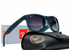 Ray-Ban RB4165 Justin Polarized Blue Grey Gradient Sunglasses 54-16 145 6813/11 picture