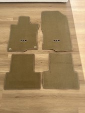 2009-2014 Acura TSX Floor Mats Tan Beige Carpet Full Set NEW OEM picture