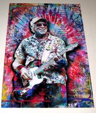 Large Jimmy Buffett Beautiful Tour Poster on Stage Coral Reefer Band 19