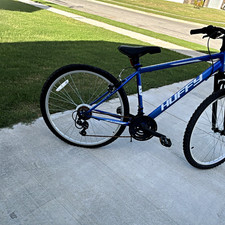 Huffy Rock Creek 26in Mountain Bike Blue 18-Speed V-Brake Flat Bar Steel picture