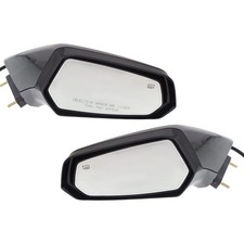 Brand New Power Heated Mirror Pair Set Left LH Right RH for Chevy Camaro picture