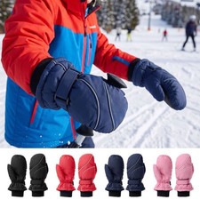 Winter Kids Mittens Skiing Gloves Toddler Snow Gloves Mittens Waterproof Warm picture