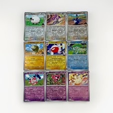 Reverse Holo 9-Card Lot English Hop's Wooloo Noibat Cramorant picture