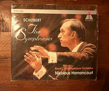Schubert The Symphonies Harnoncourt Concertgebouw 4 CD TELDEC 1993 SEALED picture