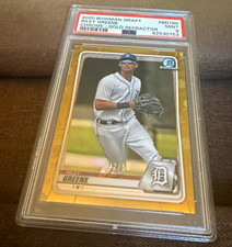2020 Bowman Draft Chrome Riley Greene Tigers #BD-180 Gold Refractor /50 PSA 9 picture