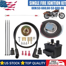 NEW 53-660 Ultima Single Fire Programmable Ignition Kit For Big Twin Evo 53-644 picture