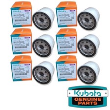 Genuine OEM Kubota HH1J0-32430 Oil Filter (Replaces HH150-32430) - 6 PACK picture