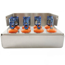Blue Hollow Drill Bits – 8-Piece Titanium Set for DIY Projects picture