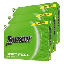 Srixon Soft Feel 14 Yellow Golf Balls - 3 Dozen picture