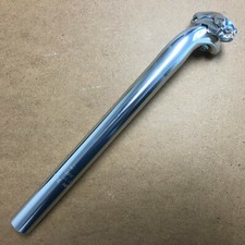 New KALLOY Bike Bicycle Alloy Seat Post 25.4-31.6mm Length 400mm No Logo Silver picture